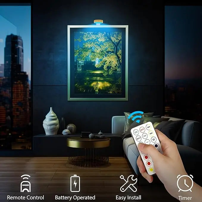 1+1 GRATIS | Magnetische LED-Bilderleuchte – Kabellos, Dimmbar & Wiederaufladbar Mivoza Deutschland