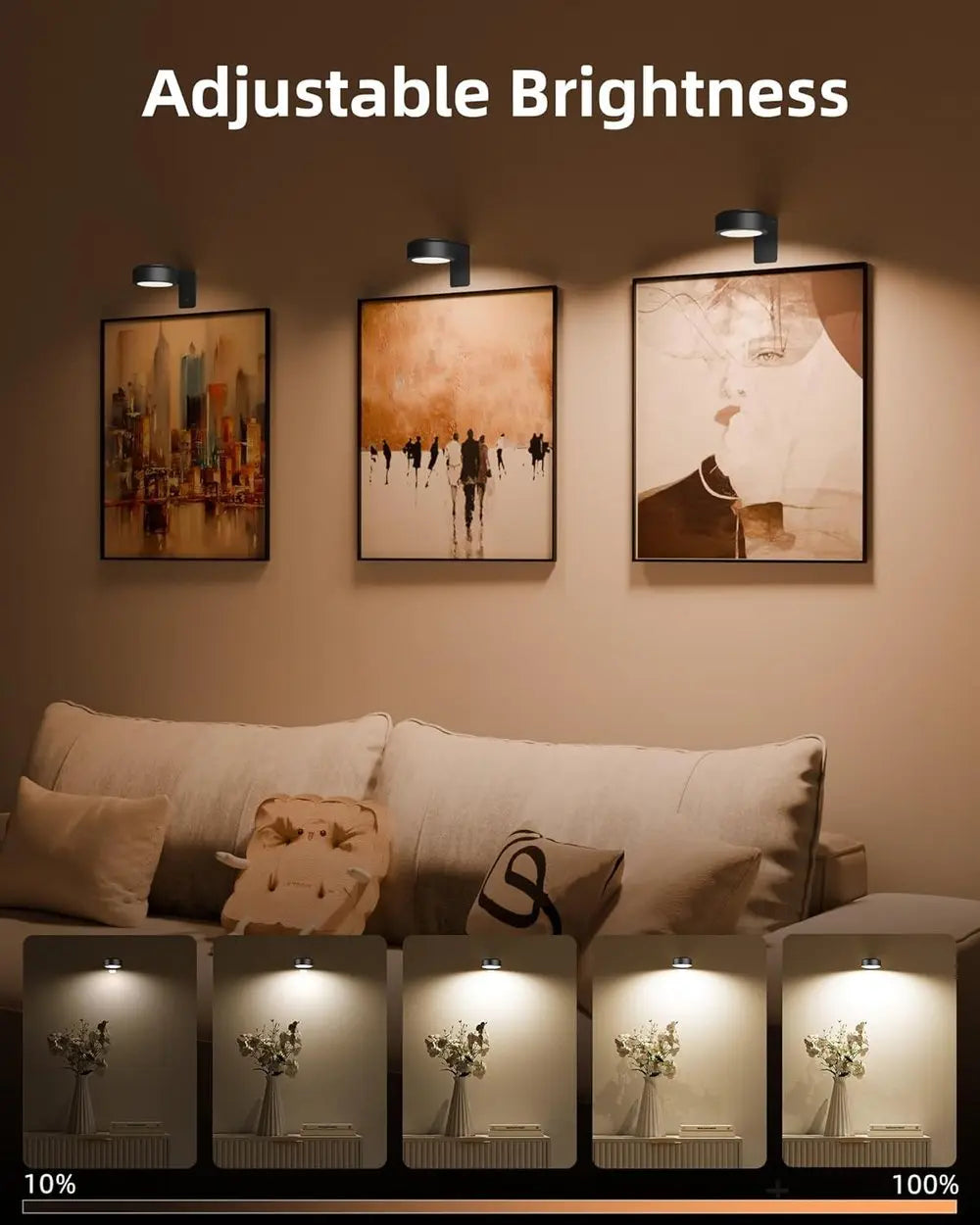1+1 GRATIS | Magnetische LED-Bilderleuchte – Kabellos, Dimmbar & Wiederaufladbar Mivoza Deutschland