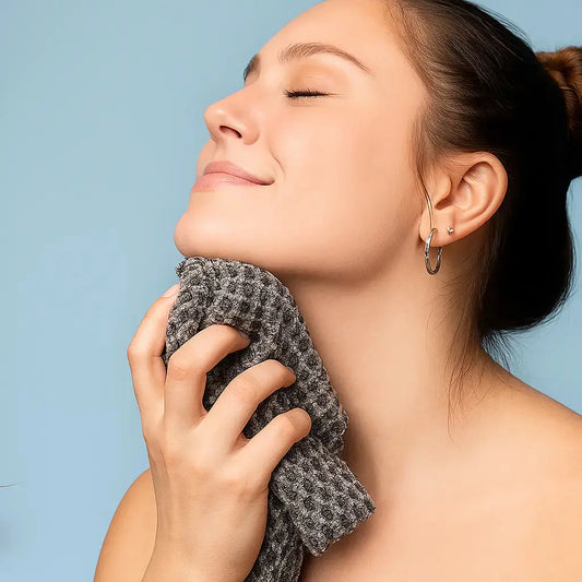 1+1 GRATIS | Peeling-Duschtuch mit Silberionen – Tiefenreinigung & sanfte Exfoliation Mivoza Deutschland