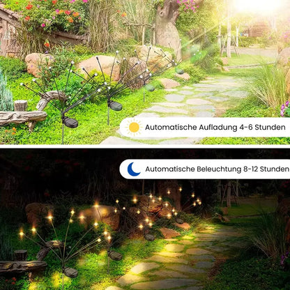 1+1 GRATIS | Solarbetriebene Glühwürmchen-Lichterkette für Garten und Terrasse Mivoza Deutschland