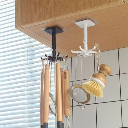 1+1 Gratis | 360° Drehbarer Klapphaken – Platzsparend & selbstklebend Mivoza Deutschland