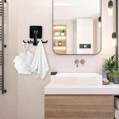 1+1 Gratis | 360° Drehbarer Klapphaken – Platzsparend & selbstklebend Mivoza Deutschland