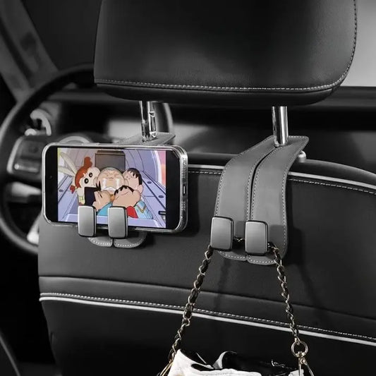 1+1 Gratis | Auto-Kopfstützenhaken – Doppelhaken für Taschen und Zubehör Mivoza Deutschland