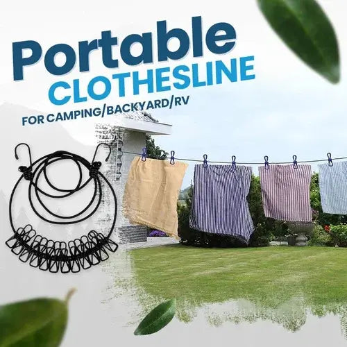 1+1 Gratis | ClothesLine™ Hänge die Wäsche überall auf! Mivoza Deutschland