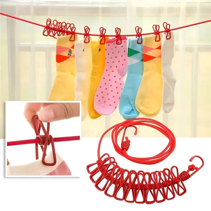 1+1 Gratis | ClothesLine™ Hänge die Wäsche überall auf! Mivoza Deutschland