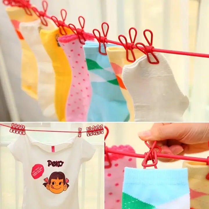 1+1 Gratis | ClothesLine™ Hänge die Wäsche überall auf! Mivoza Deutschland