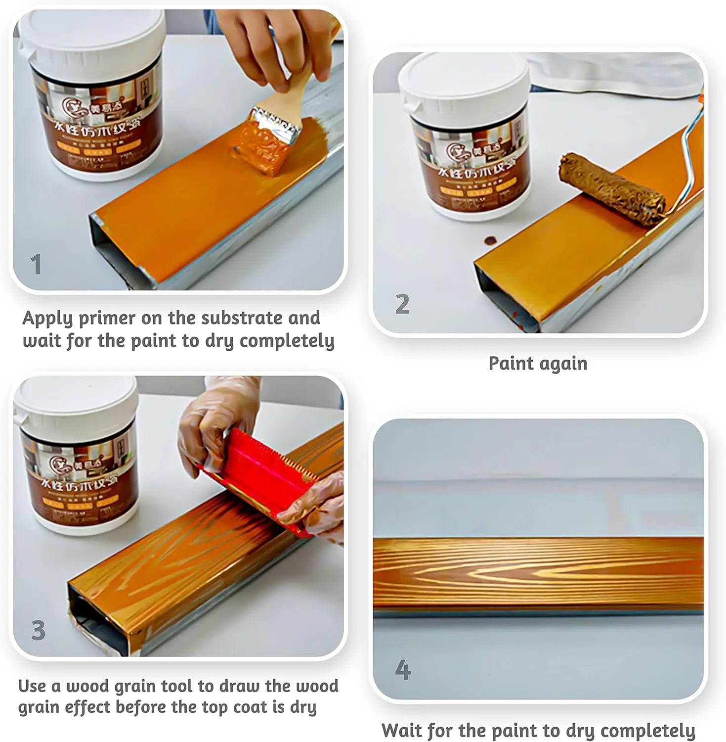 1+1 Gratis | DIY Holzmaserungs-Werkzeug-Set Mivoza Deutschland