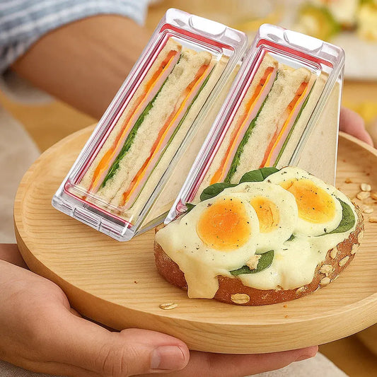 1+1 Gratis | Dreieckige Brotdose – Frischhaltedose für Sandwiches Mivoza Deutschland