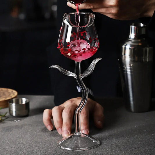 1+1 Gratis | Elegantes Rosen-Weinglas – Verleiht jedem Schluck Charme Mivoza Deutschland
