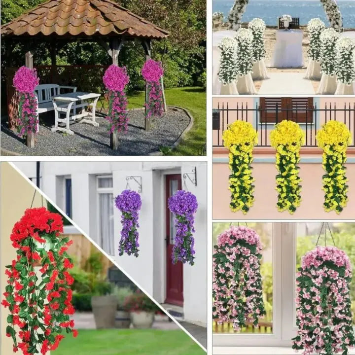 1+1 Gratis | Künstliche Hängeblumen für Innen & Außen Mivoza Deutschland