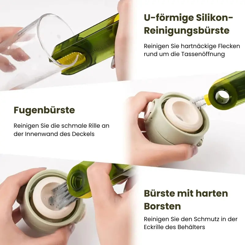 1+1 Gratis | Mehrzweck-3-in-1-Reinigungsbürste für Becher und Deckel Mivoza Deutschland