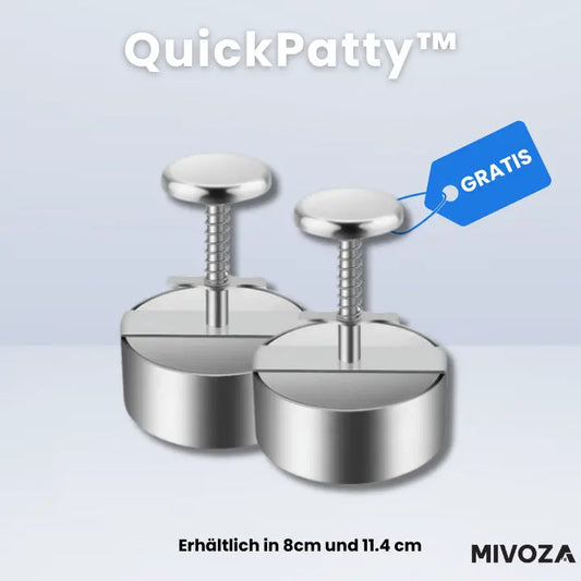 1+1 Gratis | QuickPatty™: Sofort perfekt geformte Patties! Mivoza Deutschland