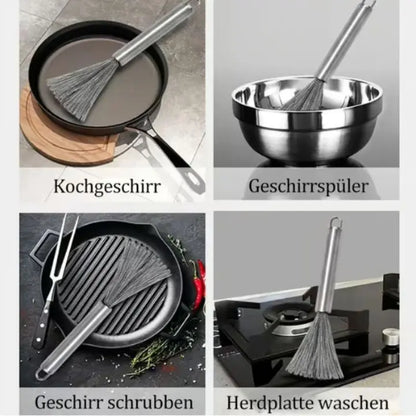1+1 Gratis | Reinigungsbürste aus Edelstahl mit langem Griff Mivoza Deutschland