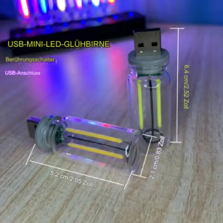 1+1 Gratis | Retro USB-Stimmungslicht für Autos Mivoza Deutschland