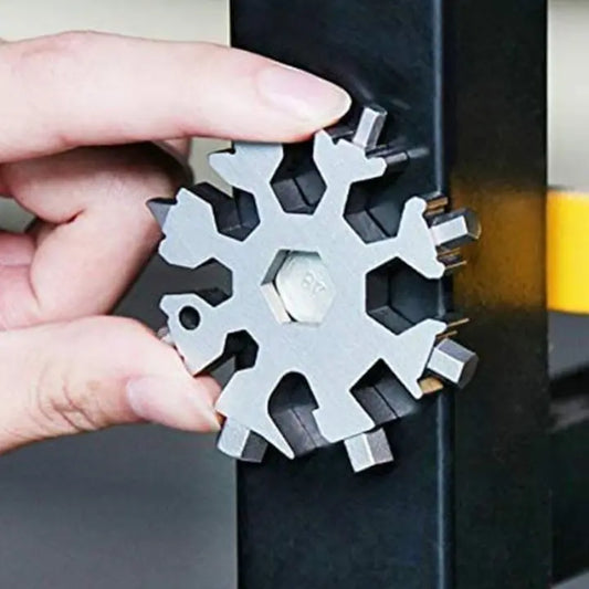 1+1 Gratis | Schneeflocke 18-in-1 MultiTool (2 Stücke) Mivoza Deutschland