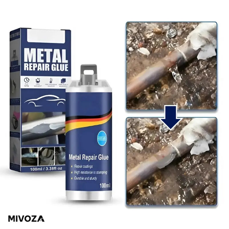 1+1 Gratis | Schnell trocknender, wasserfester Metall-Reparaturklebstoff Mivoza Deutschland