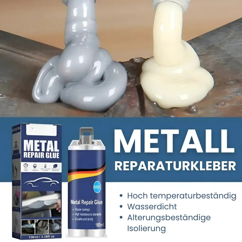 1+1 Gratis | Schnell trocknender, wasserfester Metall-Reparaturklebstoff Mivoza Deutschland