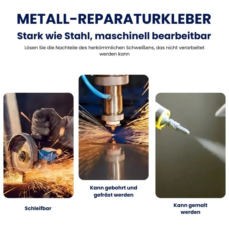 1+1 Gratis | Schnell trocknender, wasserfester Metall-Reparaturklebstoff Mivoza Deutschland