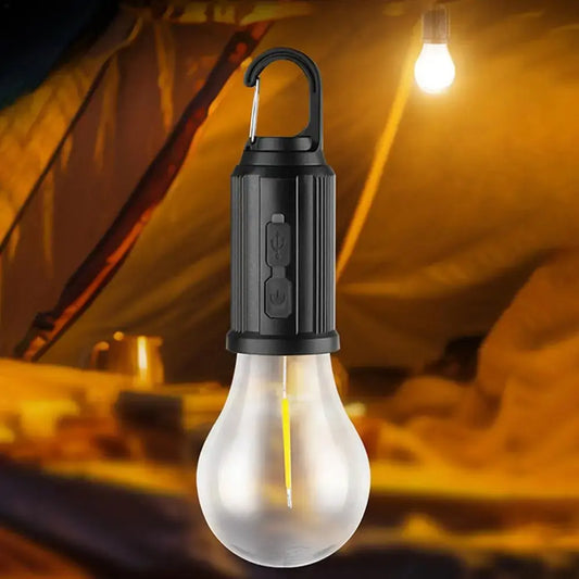 1+1 Gratis | Solar-Campinglampe – USB Wiederaufladbar mit Haken, Wasserdicht & Kompakt Mivoza Deutschland
