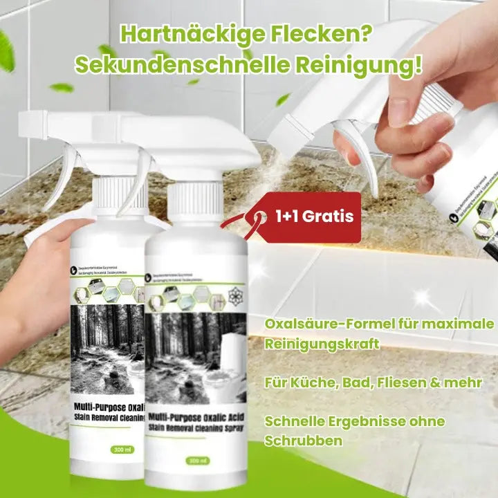 1+1 Gratis | Starker Fleckenentferner mit Oxalsäure Mivoza Deutschland