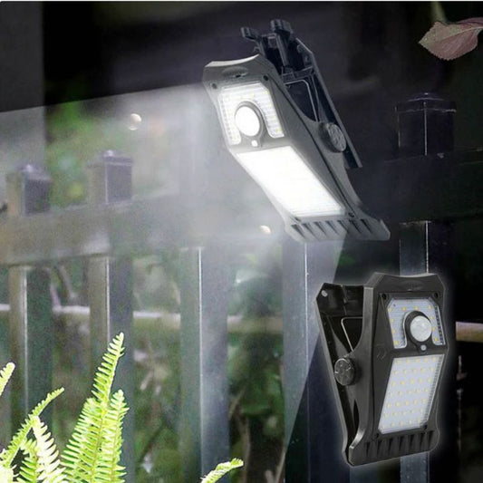 Groß Solar-LED-Außenlampe – Mit Clip & Bewegungsmelder Mivoza Deutschland