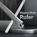 Edelstahl-Lineal mit lasergravierten Markierungen