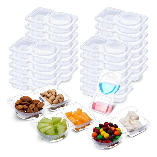 5+5 Gratis | Auslaufsicherer Doppelbehälter für Soßen & Snacks Mivoza Deutschland