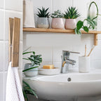 Holz-Handtuchhalter mit Klammer