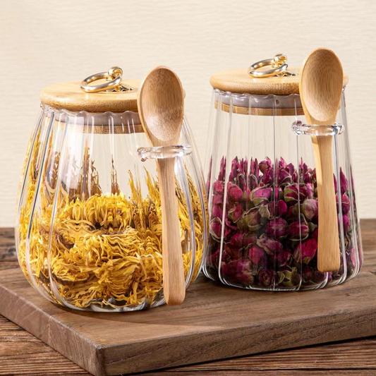 1+1 GRATIS | Luftdichtes Tee- & Zucker-Glas – Hält den Inhalt frisch & trocken Mivoza Deutschland