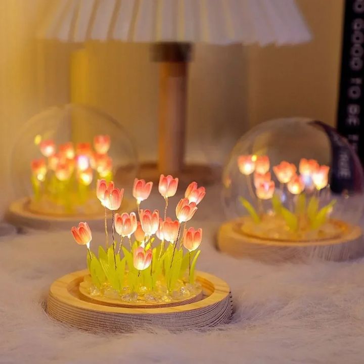 DIY Leuchtende tulpen-nachtlampe