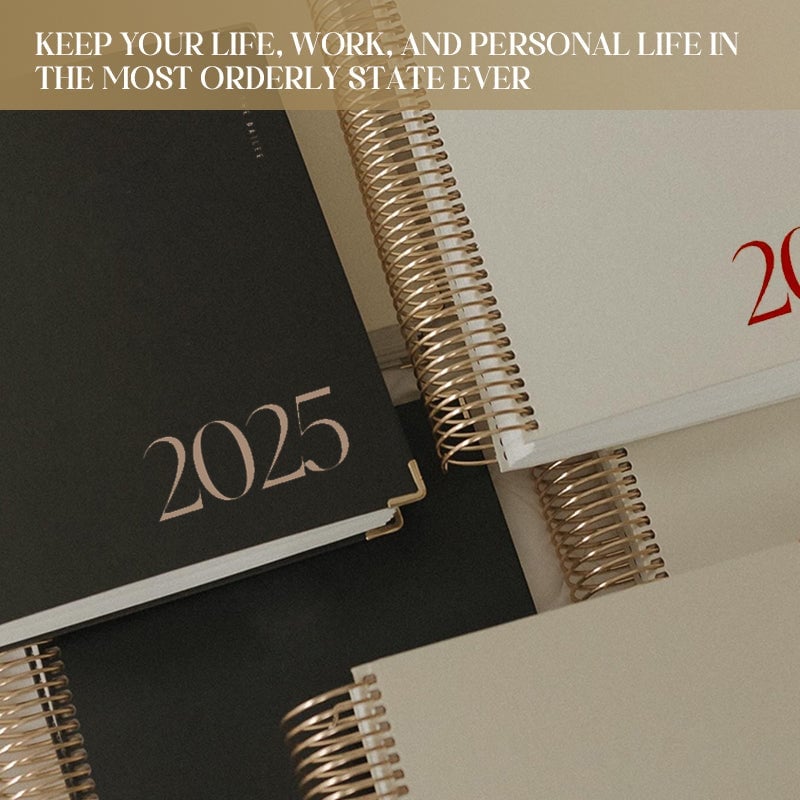 2025-Tagesplaner mit kompletten Organisationstools