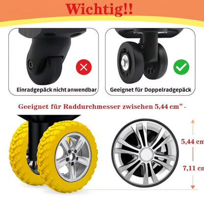 Radschutzüberzüge für leises und geschütztes Rollen