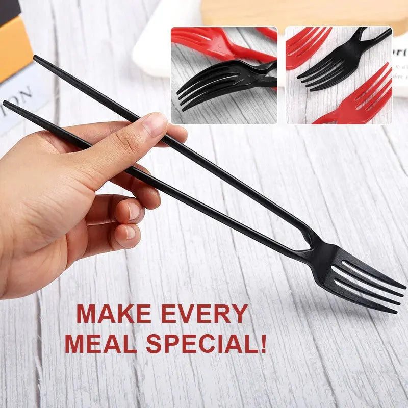 2-in-1 Gabel & Essstäbchen – Ideal für Pasta, Sushi, Salat & Dessert Mivoza Deutschland