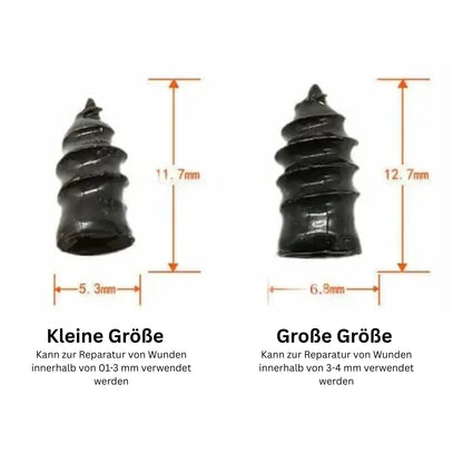 20 Stück Reifennagel-Set zur Reparatur von Gummireifenpannen Mivoza Deutschland