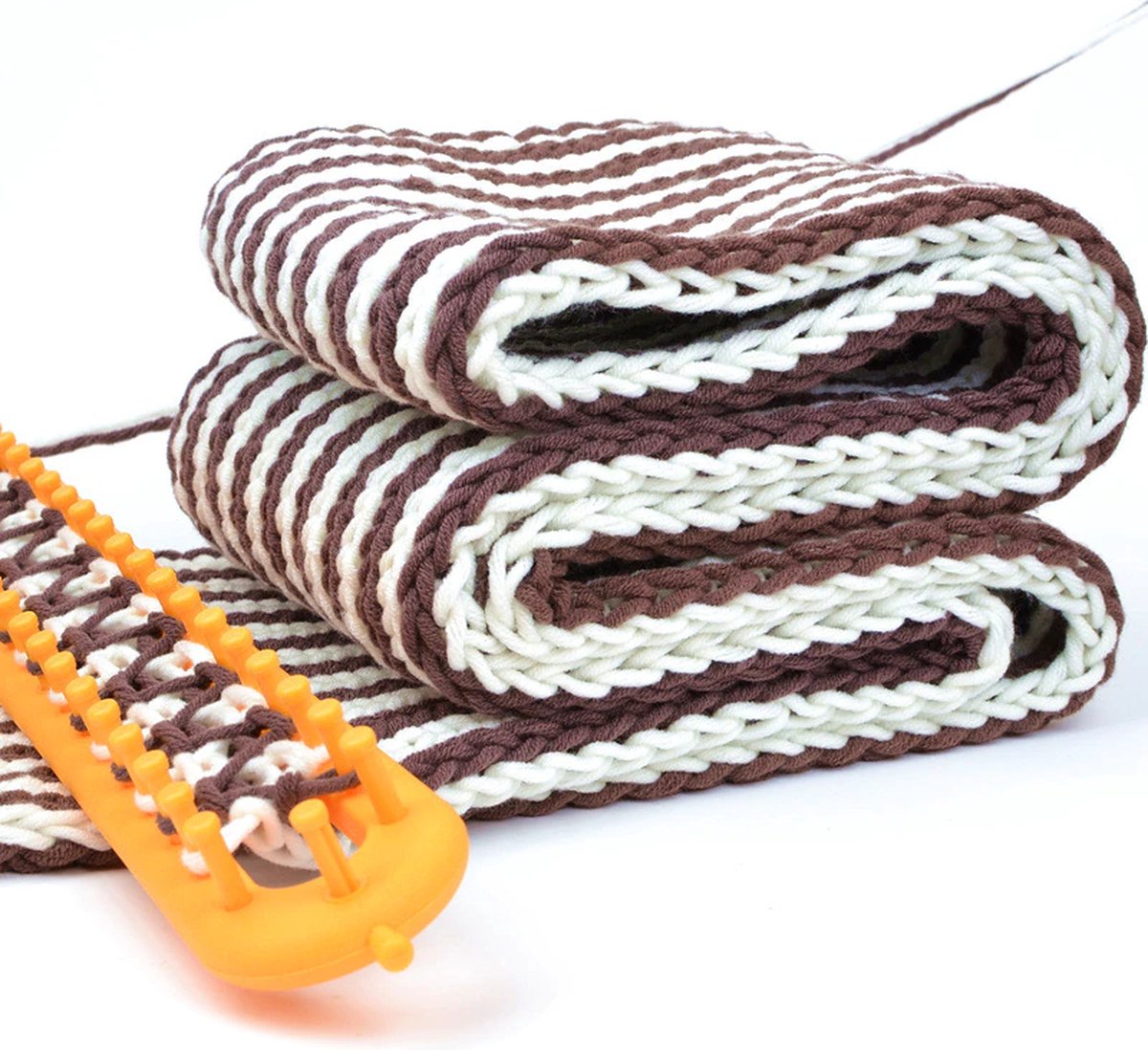 Strickrahmen ohne Nadeln – Einfaches tragbares Handarbeiten