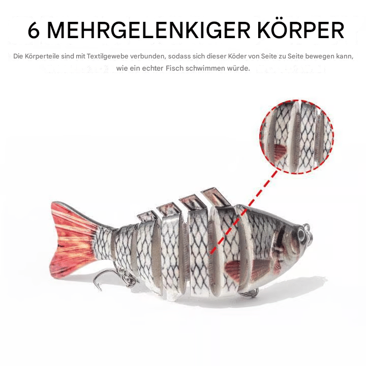 Bionischer Schwimmköder - Für alle Angelgewässer geeignet Zorenza