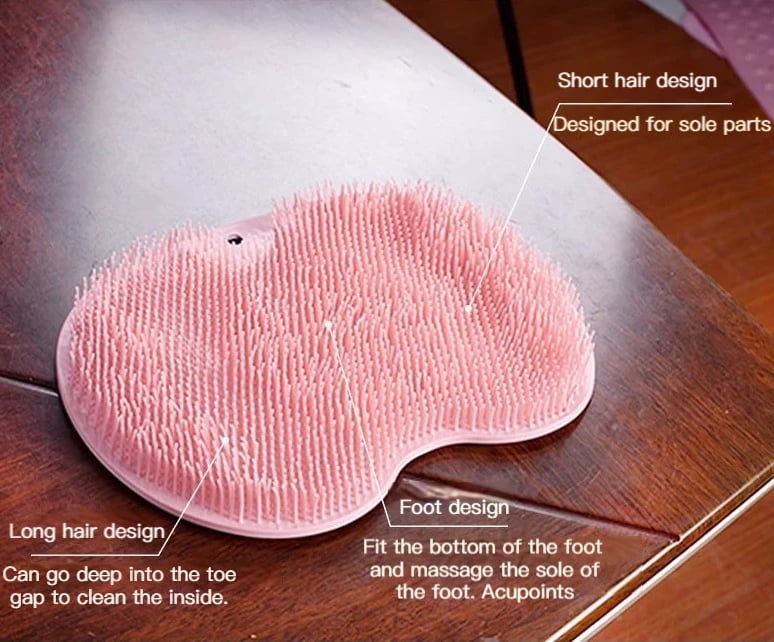 Shower Foot & Back Scrubber Massage Pad Zorenza