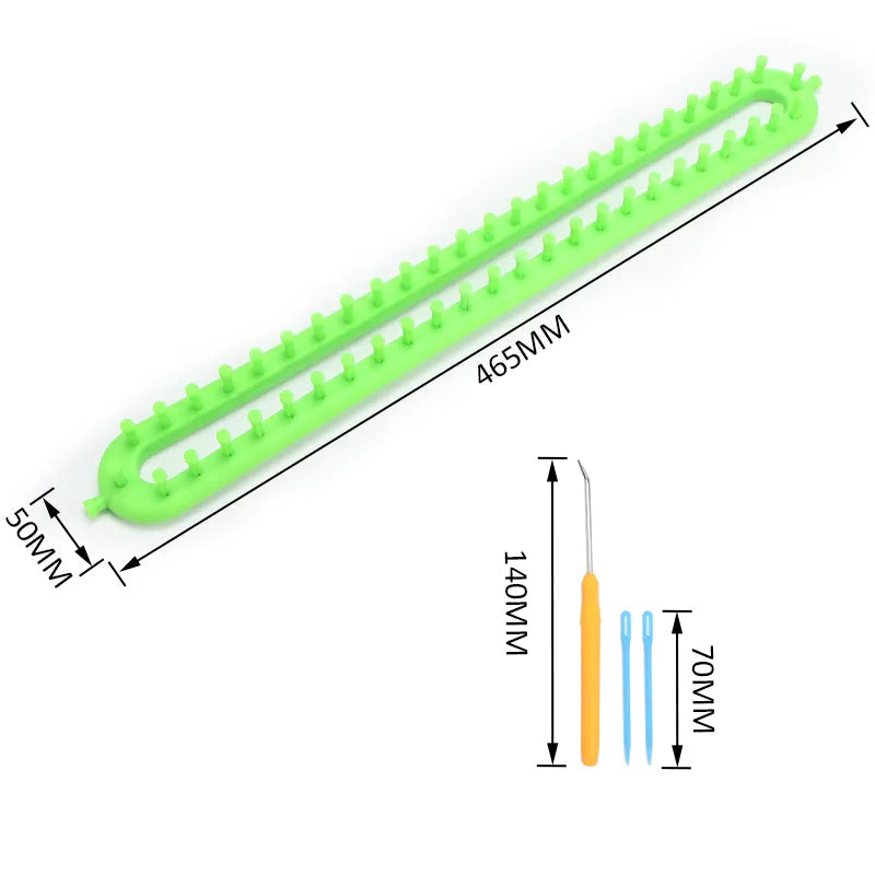Strickrahmen ohne Nadeln – Einfaches tragbares Handarbeiten