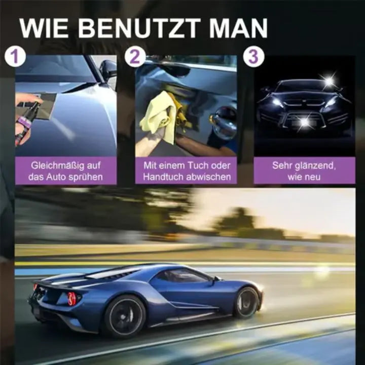 2+1 Gratis | 3-in-1 Schnelles Autobeschichtungsspray Mivoza Deutschland