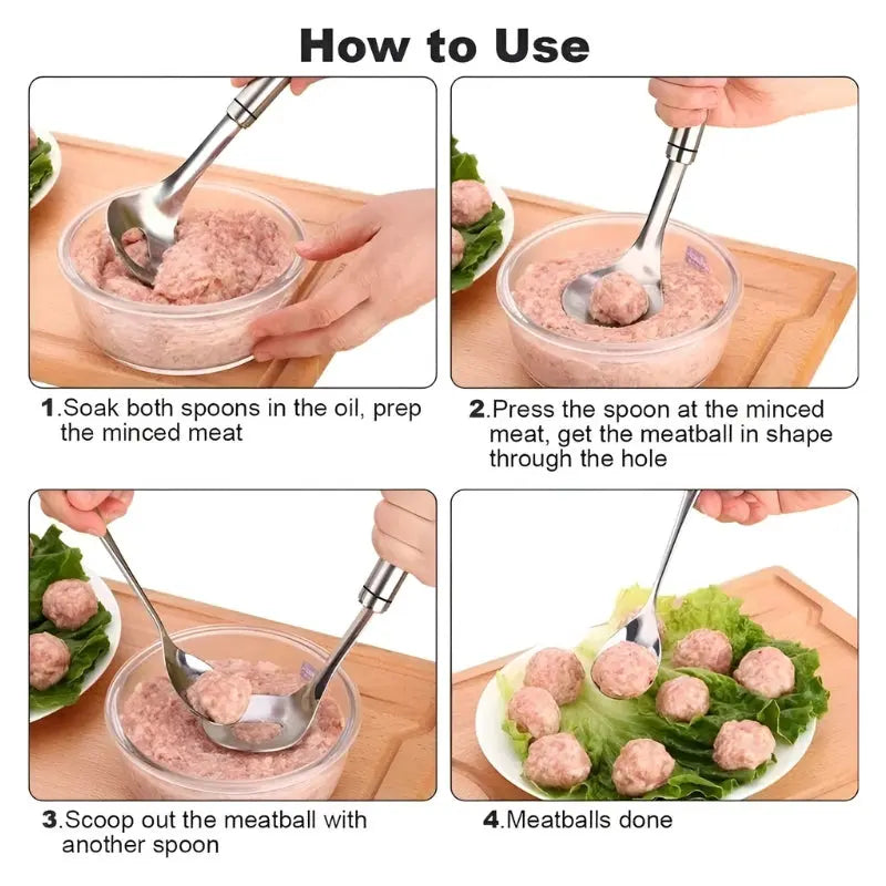 2+1 Gratis | MeatballScoop™ Mach Fleischbällchen in Sekundenschnelle! Mivoza Deutschland