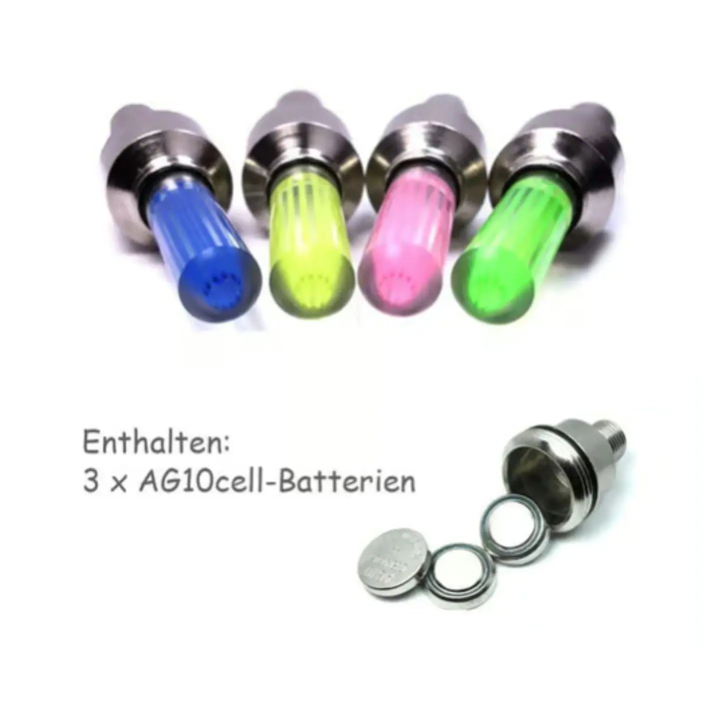 2+2 Gratis | Premium LED-Ventilkappen für Räder Mivoza Deutschland