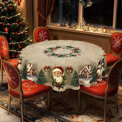 Weihnachts-Tischdecke — Strapazierfähig, pflegeleicht & farbecht
