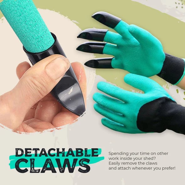 1 Paar Gartenhandschuhe mit Krallen – Pflanzen ohne Werkzeug Mivoza Deutschland