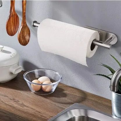 2er-Set Wandmontierter Papierrollenhalter – ohne Bohren, platzsparend & modern! Mivoza Deutschland