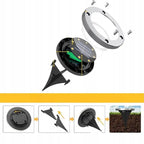 3 Stücke Solar-Bodenleuchten – Elegante Außenbeleuchtung ohne Kabel Mivoza Deutschland