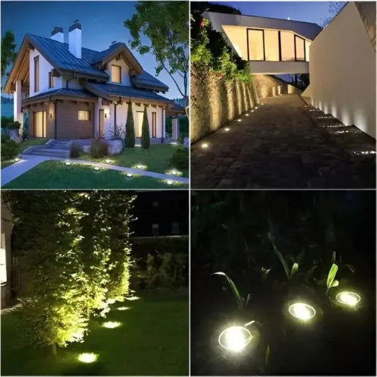 3 Stücke Solar-Bodenleuchten – Elegante Außenbeleuchtung ohne Kabel Mivoza Deutschland