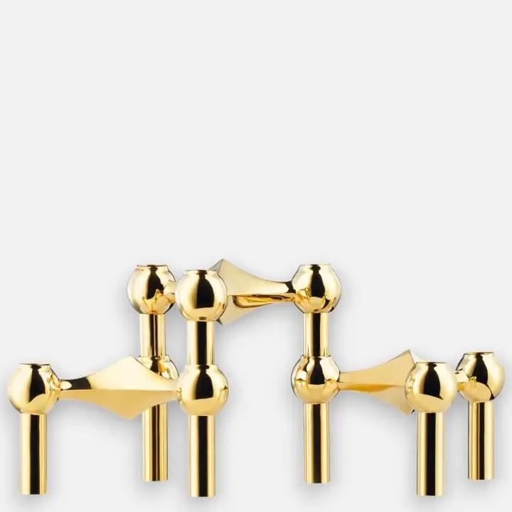 3-teiliges Kerzenhalter-Set aus Chrom – Modern, Modular, Elegant Mivoza Deutschland