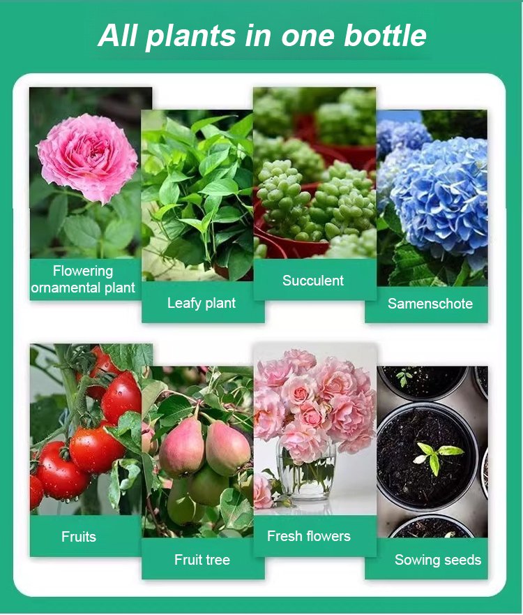 Pflanzen- & Blütenaktivator Flüssig – Stärkere Wurzeln & Mehr Blüten