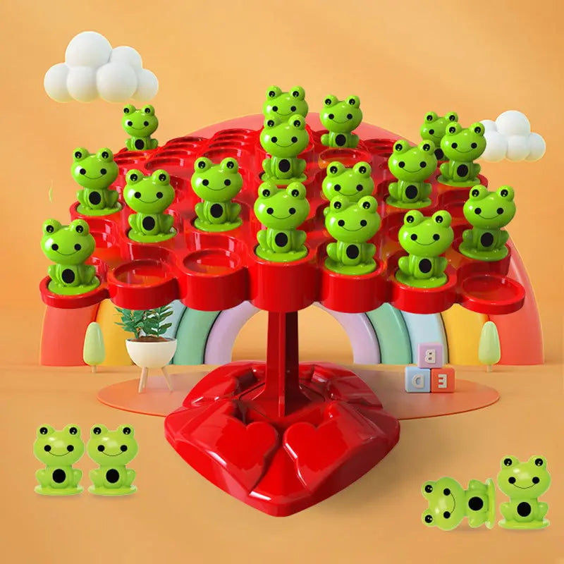 Frosch-Balance-Spielset – Montessori-Spielzeug zur Förderung der motorischen Fähigkeiten bei Kindern Mivoza Deutschland
