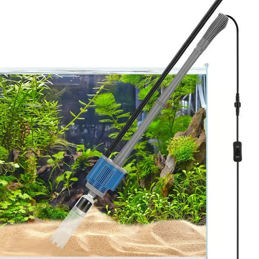 360GPH Aquarium-Kiesreiniger elektrisch — Wasserwechsel & Filter in einem Mivoza Deutschland